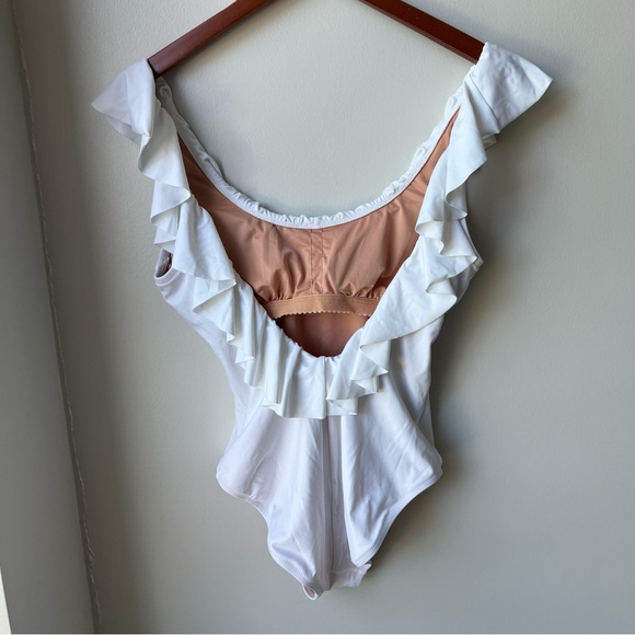 J.Crew Ruffle One Piece - Picture 2 of 5